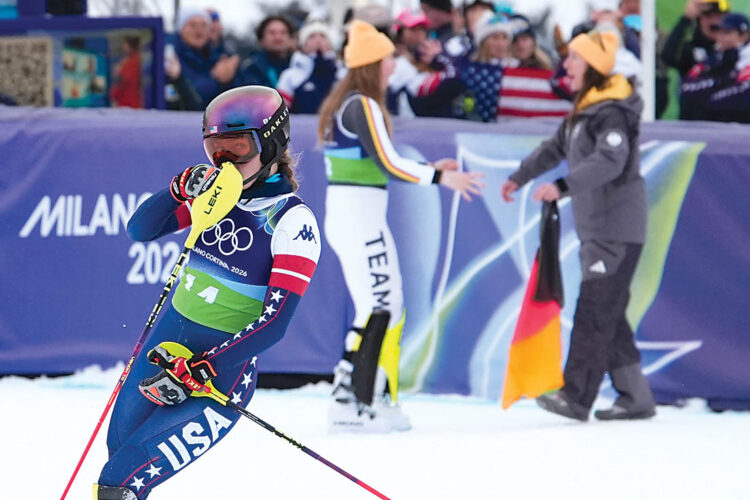 U.S. skier Mikaela Shiffrin starts with sluggish slalom